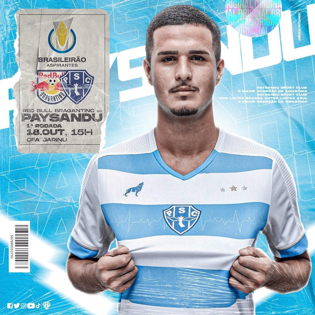 Paysandu faz sua estreia no Brasileiro de Aspirantes contra o Red Bull Bragantino. Assista aqui!