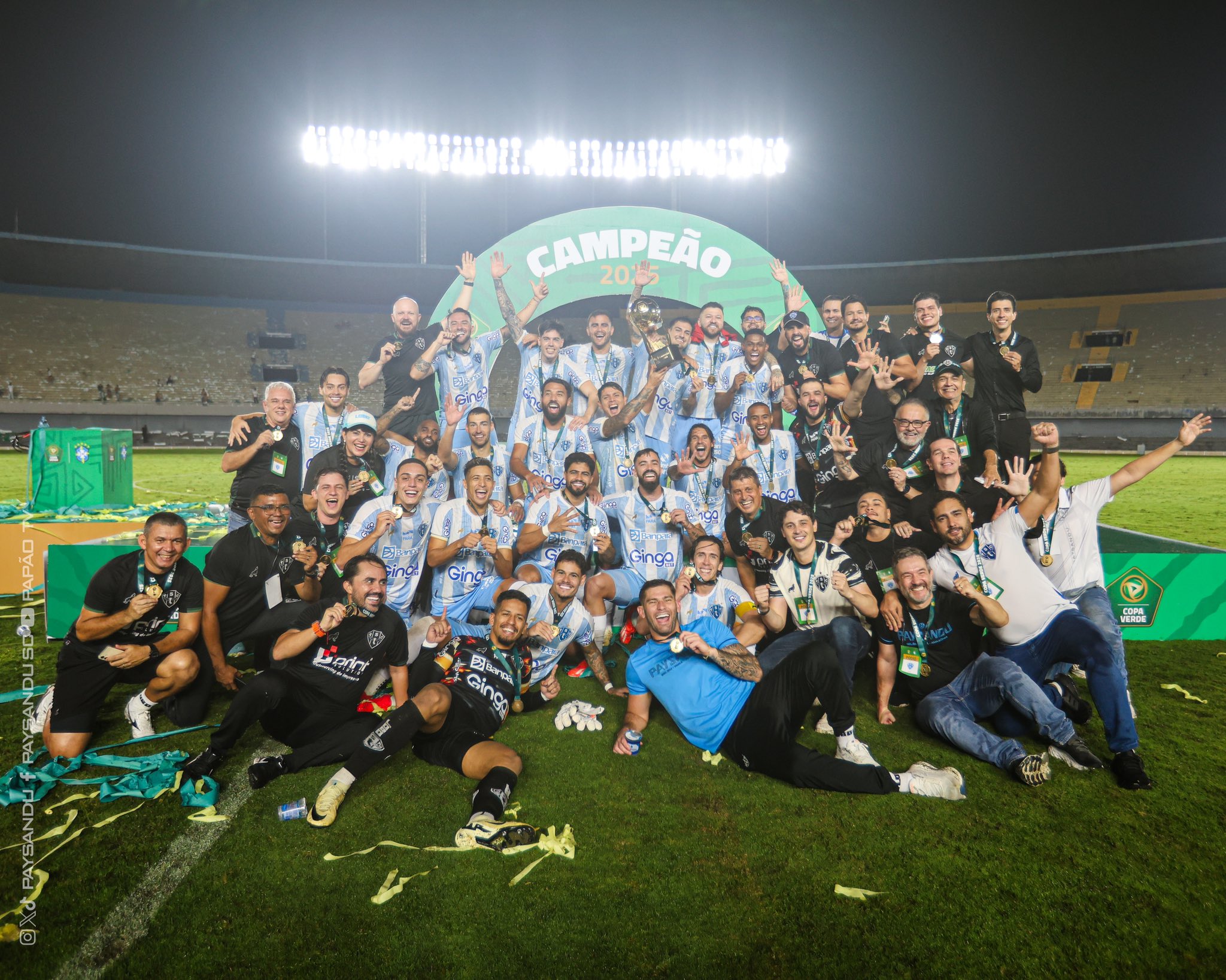 PENTACAMPEÃO! Com muita luta, Paysandu arranca empate no tempo normal e vence nos pênaltis para conquistar a Copa Verde.